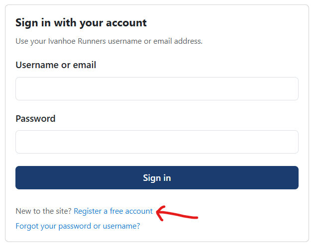 Registering step 2